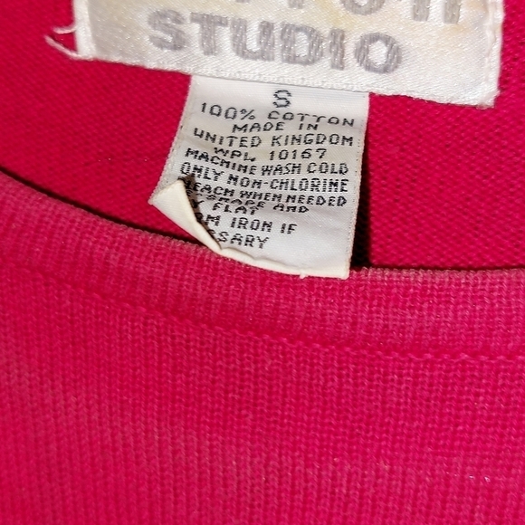 Sutton Studio Women's Pullover Blouse Red Size Small - Picture 3 of 3